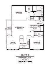2 Bedroom 9307 floor plan